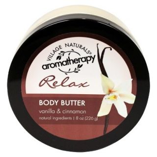 Village Naturals Aromatherapy Relax Body Butter   8 oz
