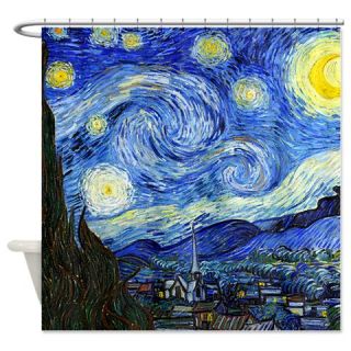  Van Gogh   Starry Night Shower Curtain