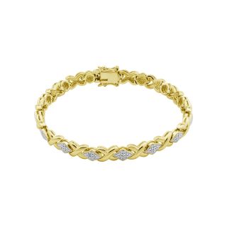 Bridge Jewelry Diamond Accent XO Bracelet