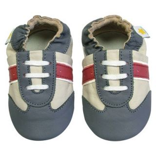Ministar Beige/Grey/Red Infant Sport Shoe   Small