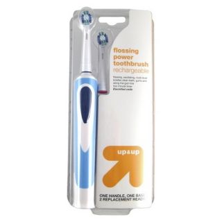 up&up Rechargeable Flossing Power Toothbrush with 2 Replacement Heads