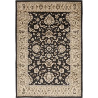 Handcrafted Choco Classic Brown Rug (79 X 112)