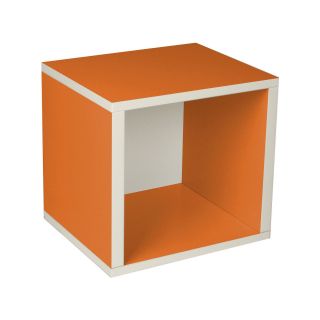 WAY BASICS Stackable Storage Cube, Orange