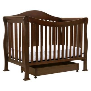 DaVinci Parker 4 in 1 Crib with Toddler Rail in Coffee