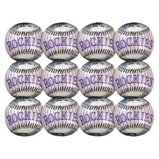 Franklin Sports MLB Rockies Metallic Pearl Ball 12pk