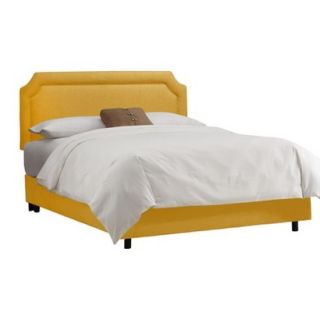 Skyline Twin Bed Skyline Furniture Clarendon Notched Bed   Linen French Yellow