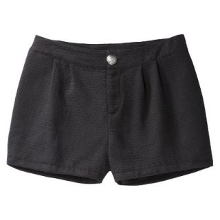 Xhilaration Juniors Jacquard Trouser Shorts   Black 9