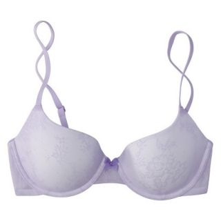 Gilligan & OMalley Womens Favorite Lace Lightly Lined Bra   Lavender 36B