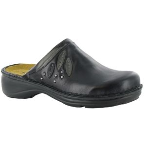 Naot Womens Anise Black Madras Metallic Road Black Lace Nubuck Shoes, Size 42 M   74262 NQ5