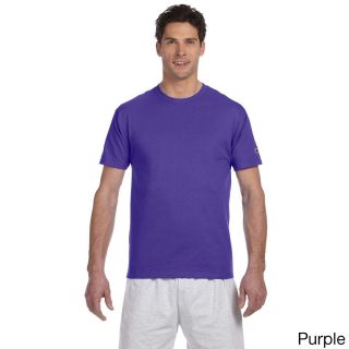 Champion Champion Mens Tagless Crew Neck T shirt Purple Size XXL