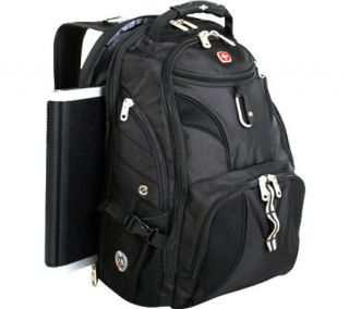 Swiss Gear Scan Smart Backpack   Black Backpacks