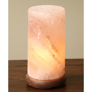 Black Tai Cylinder Himalayan Salt Lamp