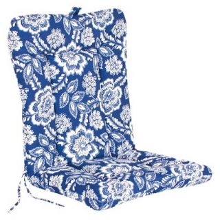 Outdoor Euro Style Conversation/Deep Seating Cushion   Blue/White Geometric