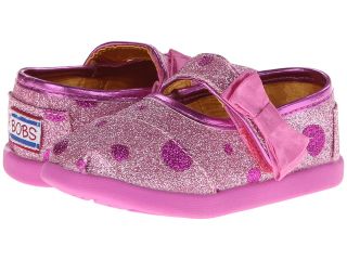 SKECHERS KIDS Lil Bobs   Bobs World III 85091N Girls Shoes (Pink)