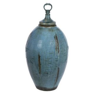 23 Belly Vase   Blue