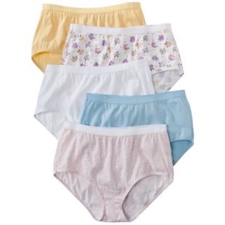 Fruit of the Loom Womens Fit for Me Brief 5 Pack   Assorted Colors/Patterns 11