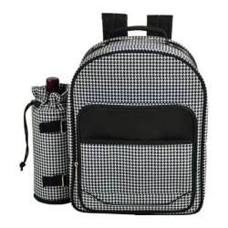 Picnic At Ascot Houndstooth Picnic Backpack For Four Houndstooth