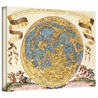 Joanne Hevel World Globe Gallery wrapped Canvas