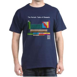  Color Coded Periodic Table Dark T Shirt
