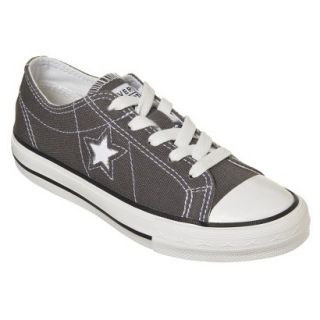 Kids Converse One Star Oxford   Charcoal 2.5