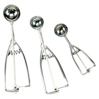 Stainless Steel Scoops   Set of 3