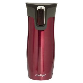 Contigo AUTOSEAL West Loop Stainless Travel Mug with Open Access Lid   Berry