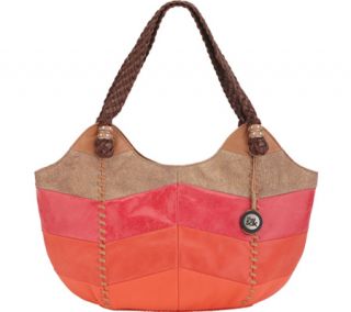 Womens THE SAK Indio Leather Satchel   Warm Chevron Casual Handbags
