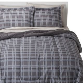 Room Essentials Plaid Bed In A Bag   Gray (Full)