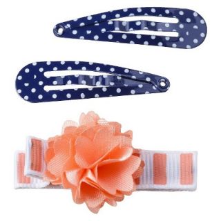 Cherokee Infant Girls 3 Piece Hair Clips   Assorted