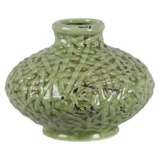 6 Ceramic Vase   Green