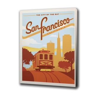 Anderson Design Group San Francisco Gallery Wrapped Canvas