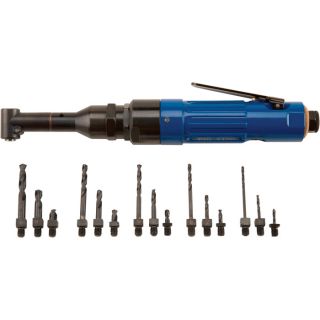 Air Capital Right Angle Air Drill Kit   3200 RPM, 3 CFM, Model 65006