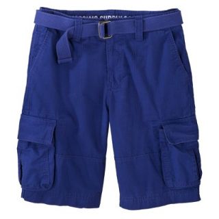Mossimo Supply Co. Mens Rip Stop Belted Cargo Shorts   Blueprint 36