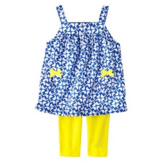 Just One YouMade by Carters Newborn Girls 2 Piece Set   Blue/Yellow 3 M