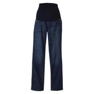 Liz Lange for Target Maternity Over the Belly Bootcut Denim Jeans   Blue Wash 4S