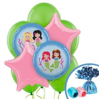 Mermaids Foil Balloon Bouquet