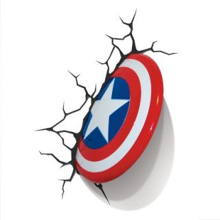 The Avengers 3D Wall Art Nightlight   Captain America
