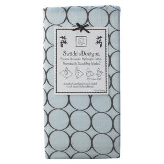 SwaddleDesigns Lightweight Marquisette Swaddling Blanket   Pastel Blue with
