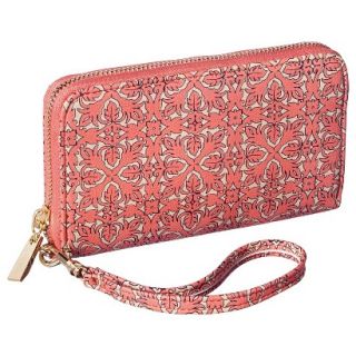 Merona Printed Phone Case Wallet with Removable Wristlet Strap   Coral