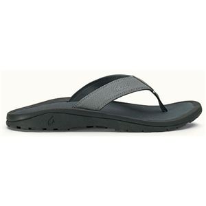 Olukai Mens Ohana Charcoal Dark Shadow Sandals, Size 8 M   10110 2642