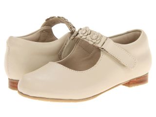 Elephantito Flower Mary Jane Girls Shoes (Khaki)