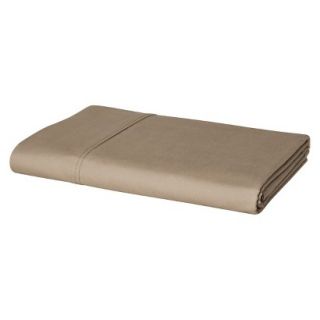 Threshold Ultra Soft 300 Thread Count Flat Sheet   Tan (King)