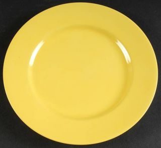 Fitz & Floyd Total Color Yellow (Round) Salad Plate, Fine China Dinnerware   Yel