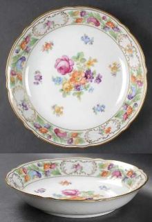 Schumann   Bavaria Empress Dresden Flowers  Coupe Soup Bowl, Fine China Dinnerwa