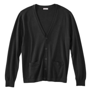 Merona Mens Long Sleeve Cardigan Sweater   Ebony XL