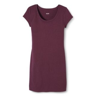 Mossimo Supply Co. Juniors T Shirt Dress   Burgundy Air M(7 9)