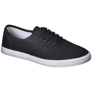 Womens Mossimo Supply Co. Lunea Canvas Sneaker   Black/White 6