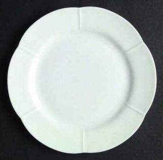 Tirschenreuth Cortina White Dinner Plate, Fine China Dinnerware   Palais Shape,