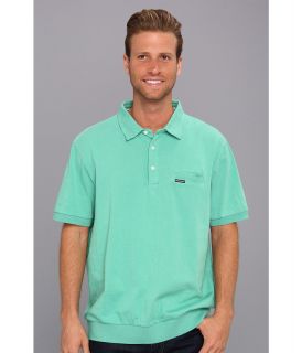 Members Only Signature Polo Shirt Mens Clothing (Green)