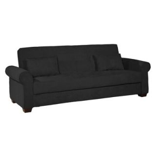 Sleeper Sofa Lifestyle Solutions Grayson Sofa Bed   Black